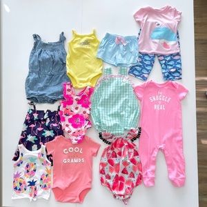 12 piece baby clothes